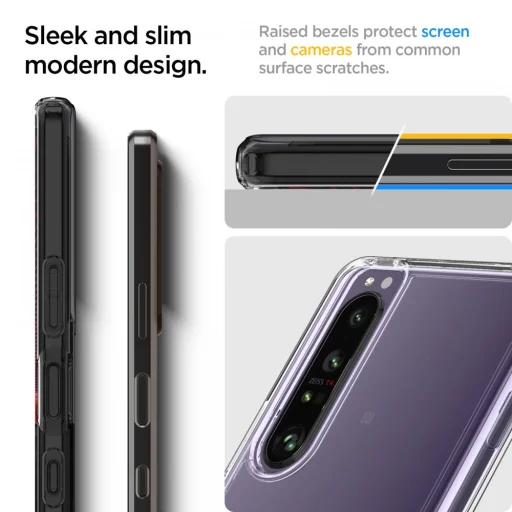 Sony Xperia 1 III Spigen Ultra Hybrid tok Crystal Clear (ACS03131) - 11