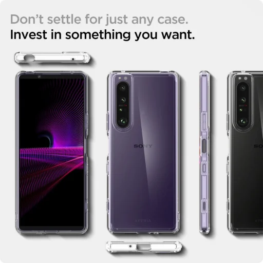 Sony Xperia 1 III Spigen Ultra Hybrid tok Crystal Clear (ACS03131) - 12