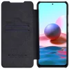 Xiaomi Redmi Note 10 4G/10s Nillkin Qin bőr fliptok fekete - 2