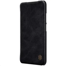Xiaomi Redmi Note 10 4G/10s Nillkin Qin bőr fliptok fekete