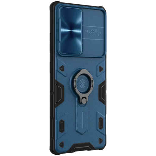 SAMSUNG GALAXY S21+ PLUS Nillkin CamShield Armor Metal tok kék - 3