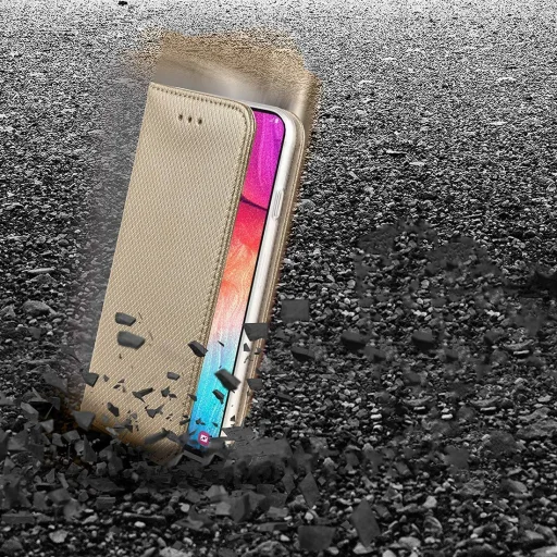 SAMSUNG GALAXY S21+ PLUS Mágneses fliptok arany - 7