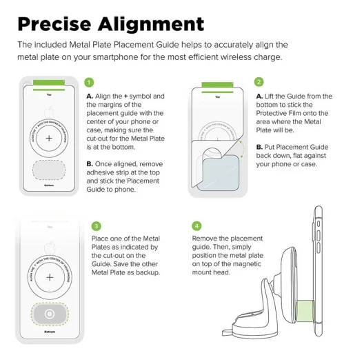 iOttie Mágnesezhető fém lap szett iTap 2 Wireless tartóhoz - 3
