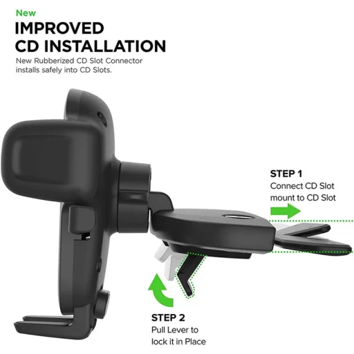 iOttie Easy One Touch 5 CD meghajtóba helyezhető telefontartó - 4