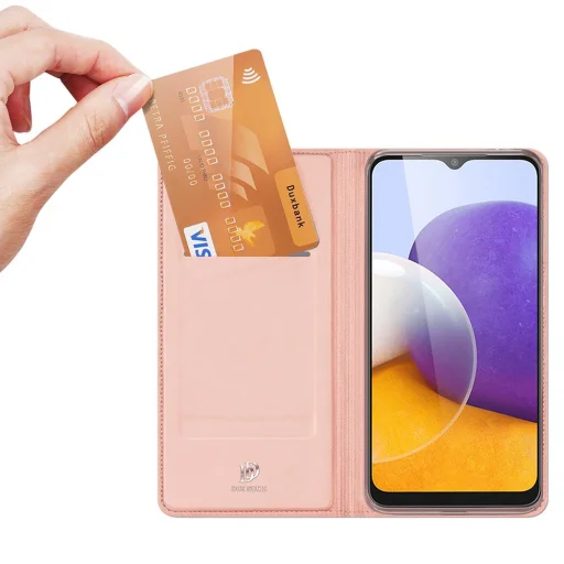 Samsung A22 4G Dux Ducis Skinpro fliptok rose gold - 2