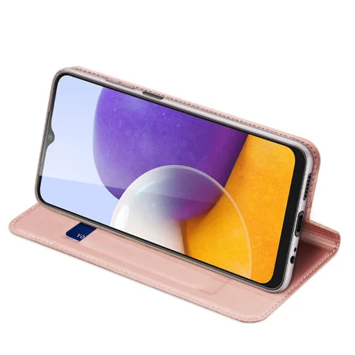 Samsung A22 5G Dux Ducis Skinpro fliptok rose gold - 3