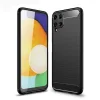 Samsung A22 4G Tech-Protect carbon mintájú TPU tok fekete