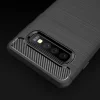 Xiaomi Mi 11 Ultra Carbon szénszál mintájú TPU tok fekete - 3