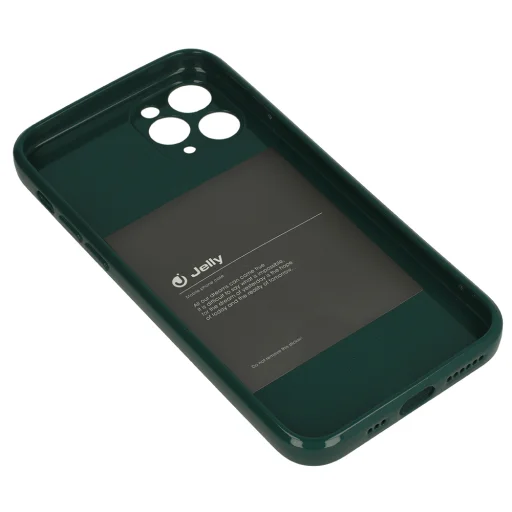 Jelly szilikon tok iPhone 7/8/SE 2020 sötétzöld - 5
