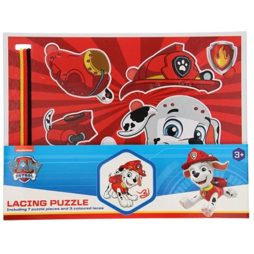 Fűzős puzzle játék Mancs Őrjárat mintával 7 db 25X32cm Marshall - 1