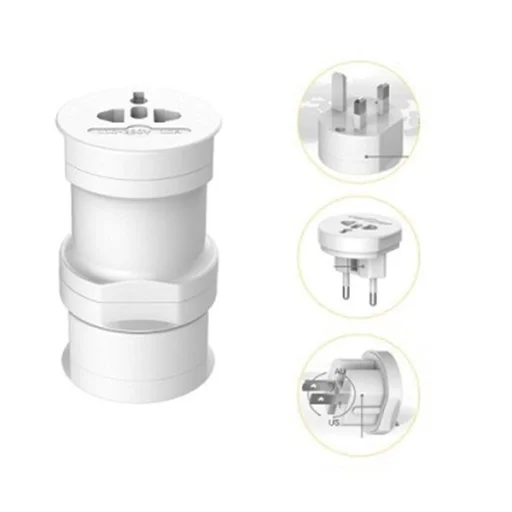 Usams Hálózati Adapter All In 1 Eu / Us / Uk / Au Ta02 Fehér - 2
