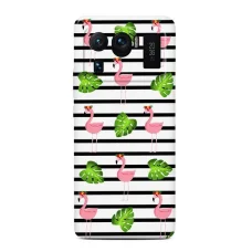 XIAOMI MI 11 ULTRA Casegadget csíkos flamingó mintás tok