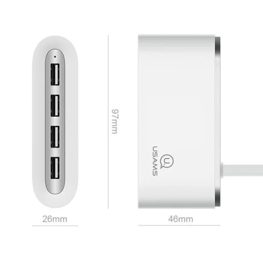 Usams Adapter Hub 4xusb 2.0 Fehér - 2