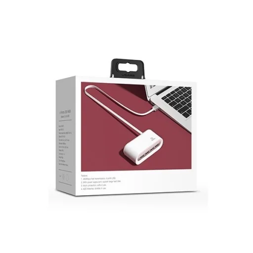 Usams Adapter Hub 4xusb 2.0 Fehér - 5
