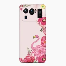 XIAOMI MI 11 ULTRA Casegadget rózsaszín flamingó mintás tok