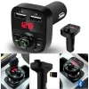 Bluetooth 4.0 2xUSB FM Transmitter 3.1A Töltéssel, TF / microSD kártyaolvasóval X3 fekete thumbnail