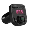 Bluetooth 4.0 2xUSB FM Transmitter 3.1A Töltéssel, TF / microSD kártyaolvasóval X3 fekete thumbnail