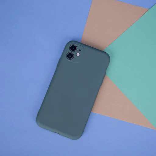 iPhone 11 szilikon tok forest green - 5