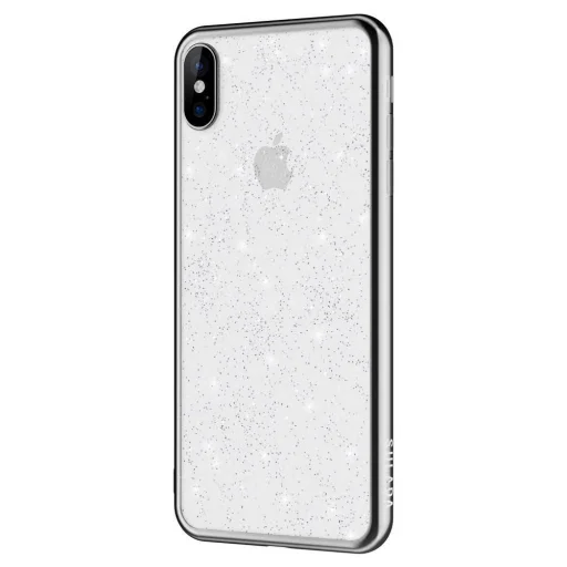 iPhone 12/ 12 Pro SULADA Glitter tok átlátszó/fekete - 2