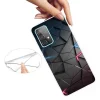 SAMSUNG GALAXY A52 4G / 5G Slim Art Marble TPU tok háromszög mintás fekete thumbnail