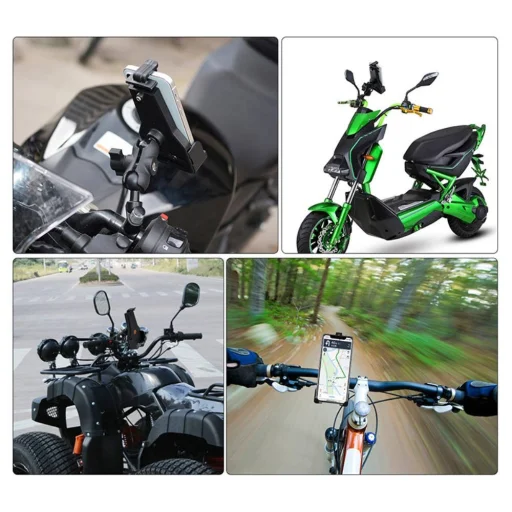 Univerzális állítható bicikli kormányra rögzíthető telefontartó - 8