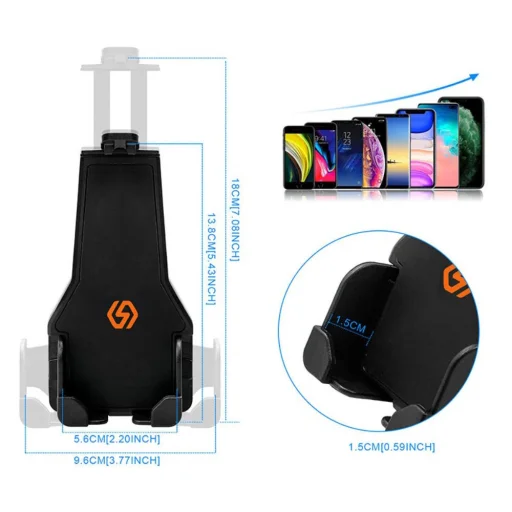 Univerzális állítható bicikli kormányra rögzíthető telefontartó - 10