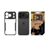 Apple iPhone 18 Pro priehľadné/čierne Tactical Quantum Stealth puzdro thumbnail
