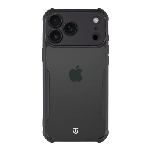 Apple iPhone 18 Pro Max priehľadné/čierne puzdro Tactical Quantum Stealth - 1