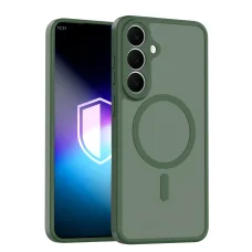 Samsung Galaxy S26 FE zelené puzdro 3mk Misty MagCase