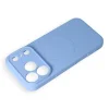  Apple iPhone 17 Pro Max / 18 Pro Max világoskék Silicone Mag Cover tok, MagSafe kompatibilis, kameravédelemmel thumbnail