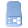  Apple iPhone 17 Pro Max / 18 Pro Max világoskék Silicone Mag Cover tok, MagSafe kompatibilis, kameravédelemmel thumbnail