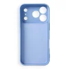  Apple iPhone 17 Pro Max / 18 Pro Max világoskék Silicone Mag Cover tok, MagSafe kompatibilis, kameravédelemmel thumbnail