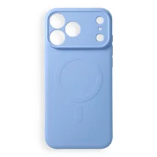 Apple iPhone 17 Pro Max / 18 Pro Max svetlomodrý kryt Silicone Mag Cover, kompatibilný s MagSafe, s ochranou fotoaparátu