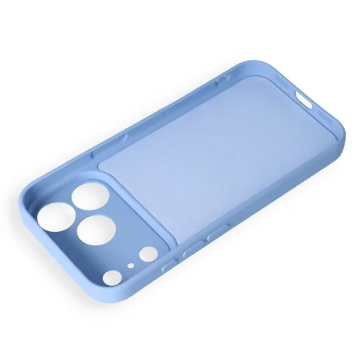  Apple iPhone 17 Pro Max / 18 Pro Max világoskék Silicone Mag Cover tok, MagSafe kompatibilis, kameravédelemmel - 7
