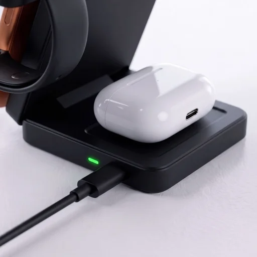 Tech-protect A56 3v1 magnetická bezdrôtová nabíjačka MagSafe 25W Qi2.2 čierna - 9