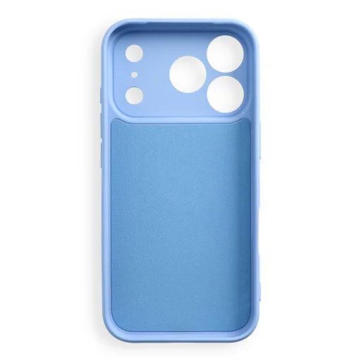 Apple iPhone 17 Pro / 18 Pro svetlomodré silikónové puzdro s prsteňom - 2