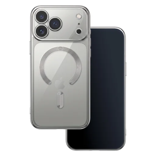  iPhone 17 Pro Max / 18 Pro Max ezüst TFO Color Chrome Mag TPU tok - 1