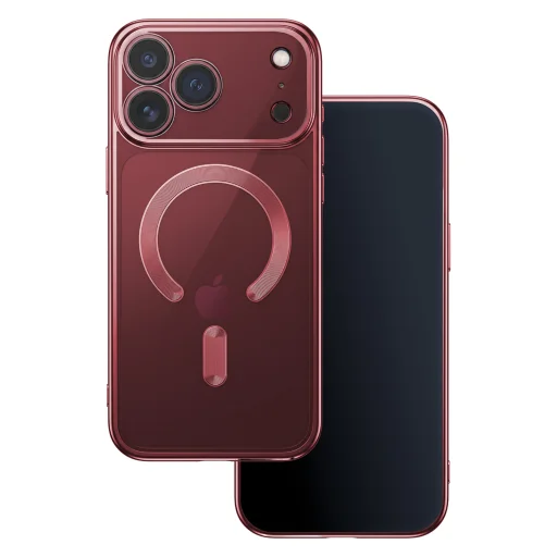  iPhone 17 Pro Max és 18 Pro Max bordó TFO Color Chrome Mag tok - 1