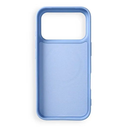  iPhone 17 Pro Max / 18 Pro Max világoskék szilikon Mag Cover tok, MagSafe (big hole) kompatibilis - 2
