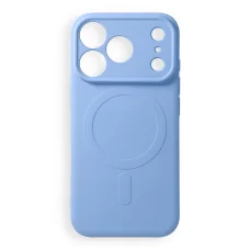 iPhone 17 Pro / 18 Pro svetlomodrý silikónový MagSafe kryt s ochranou fotoaparátu