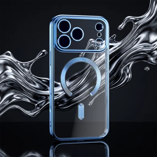 Apple iPhone 17 Pro Max / 18 Pro Max 6,9-palcové nebesky modré puzdro TFO Color Chrome Mag - 8