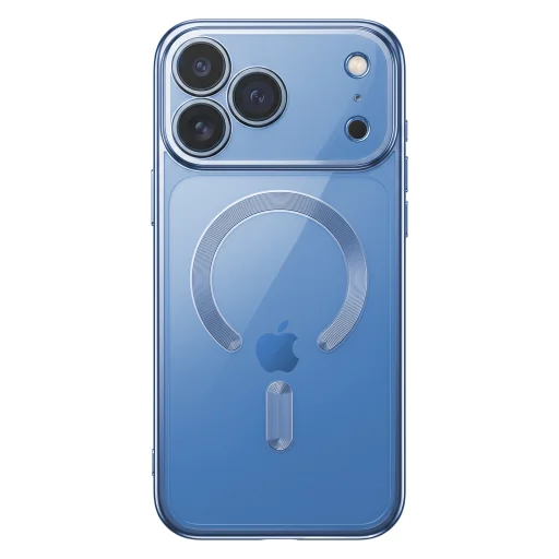  Apple iPhone 17 Pro Max / 18 Pro Max 6,9 hüvelykes égkék TFO Color Chrome Mag tok - 6