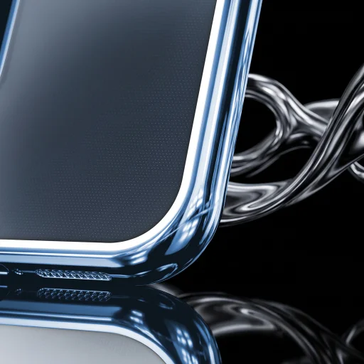  Apple iPhone 17 Pro Max / 18 Pro Max 6,9 hüvelykes égkék TFO Color Chrome Mag tok - 9