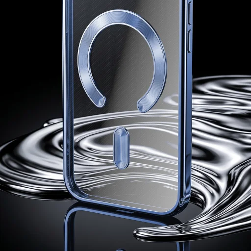  Apple iPhone 17 Pro Max / 18 Pro Max 6,9 hüvelykes égkék TFO Color Chrome Mag tok - 10