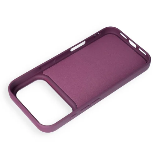Apple iPhone 17 Pro / 18 Pro tmavočerešňový silikónový kryt Mag Cover, kompatibilný s MagSafe - 5