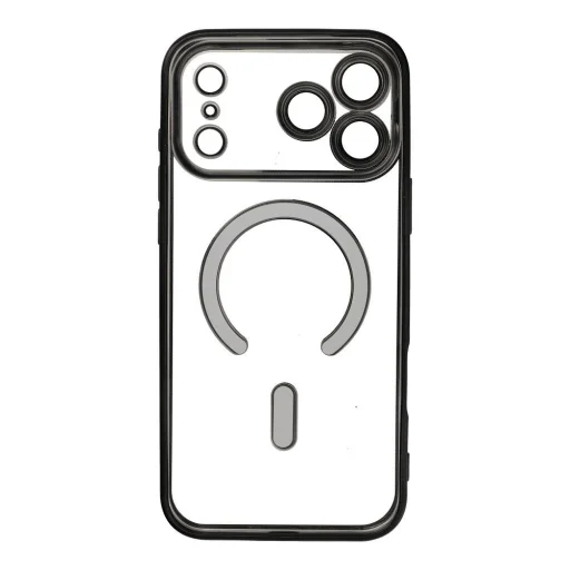  iPhone 17 Pro Max / 18 Pro Max fekete Electro Mag Cover MagSafe-kompatibilis tok - 3
