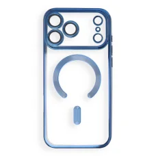  iPhone 17 Pro Max / 18 Pro Max sötétkék Electro Mag Cover MagSafe-kompatibilis mágneses tok