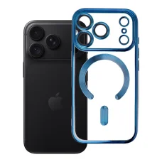 Apple iPhone 17 Pro / 18 Pro námornícka modrá Electro Mag Cover puzdro, kompatibilné s MagSafe