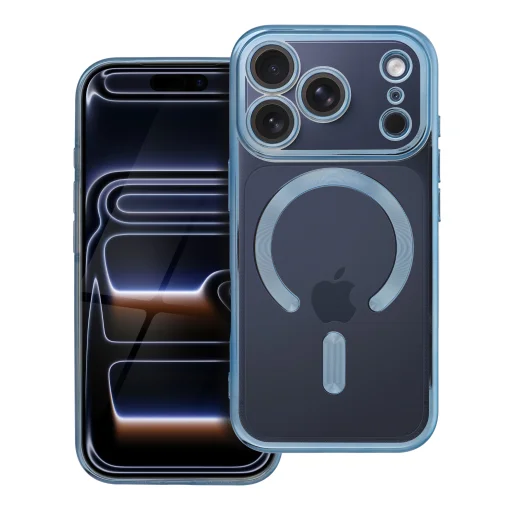 iPhone 17 Pro / 18 Pro nebesky modré puzdro Electro Mag Cover, kompatibilné s MagSafe - 10