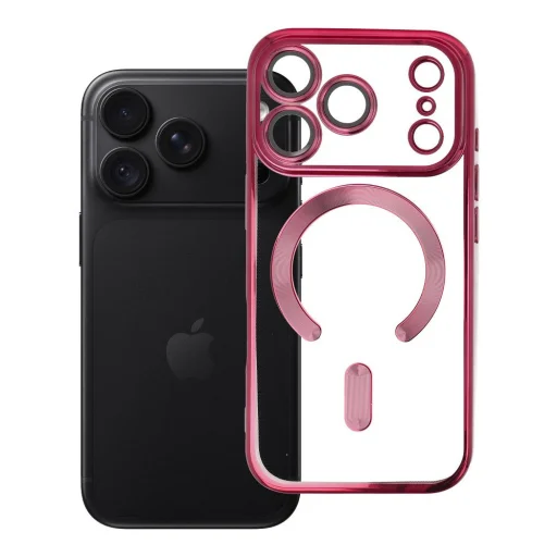 iPhone 17 Pro Max / 18 Pro Max tmavočerešňové puzdro Electro Mag Cover kompatibilné s MagSafe - 1